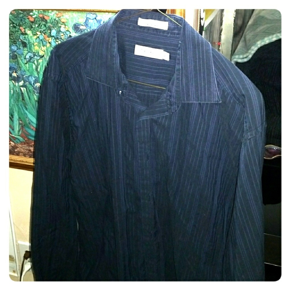 Calvin Klein Striped Dress Shirt